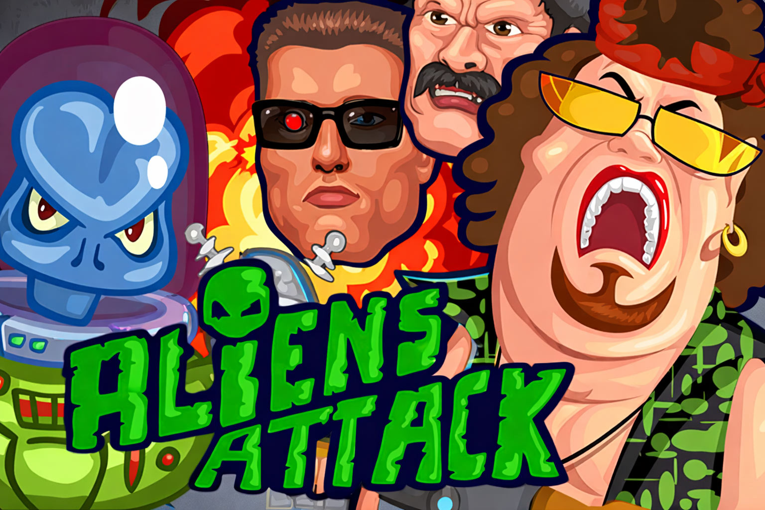 Aliens Attack 🕹️ Igraj besplatno na Play123
