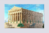Reši slagalice Ancient Wonders Jigsaw Puzzles i otkrij slavne znamenitosti deo