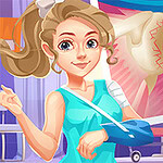 Jao, naša navijačica je pala i povredila rame!