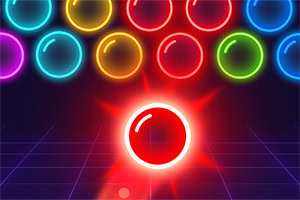Bubble Shooter Neon donosi vibrantne neonske boje i uzbudljivo pucanje balončića!