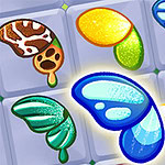 Šarene leptiraste krila u raznim bojama i uzorcima postavljena na svetlosivoj pozadini sa žutom zvezdom koja povezuje jedno krilo