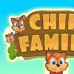 Crtani veverice sa natpisom Chip Family