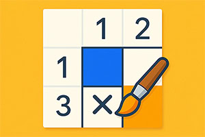 Reši šarene nonogram zagonetke i otkrij skrivenu piksel umetnost pomoću logike!