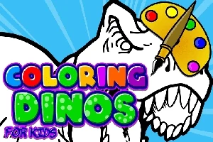 Coloring Dinos for Kids