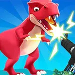 Dino Shooter Pro je uzbudljiva igrica borbe pištoljima