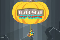 Flappy Cat: Crazy Halloween je igrica sa malo horor teme