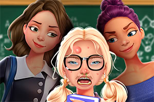Pomozi stidljivom učeniku ili učenici da zablista u igrici From Nerd To School Popular