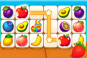 Fruit Connect 3 je živopisna slagalica spajanja pločica prepuna sočnog voća