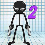 U igrici Gun Fu ti si Stickman okružen neprijateljima sa svih strana