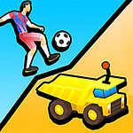 Kick and Ride je logička igrica zasnovana na fizici, koja ima dva režima igre