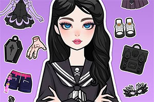 Stvori čarobne izglede u igri Magical Diary: Paper Dress Up