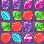 Mysterious Jewels Šarene ikone dragulja i kristala u puzzle igri