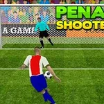 Fudbaler šutira penal u video igri Penalty Shooters 2