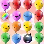 Pop Pop Rush Baloni sa smajli lica u raznim bojama i izrazima