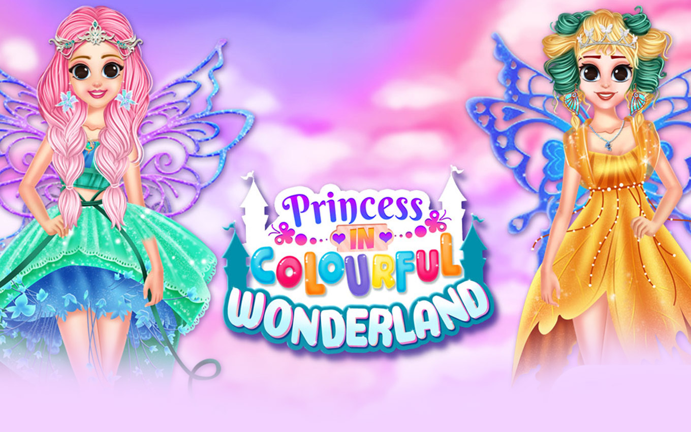 Colorfuln Princess Princess in Colourful Wonderland