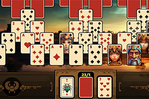 Zabavna igrica Tripeaks Solitaire u Starom Egiptu