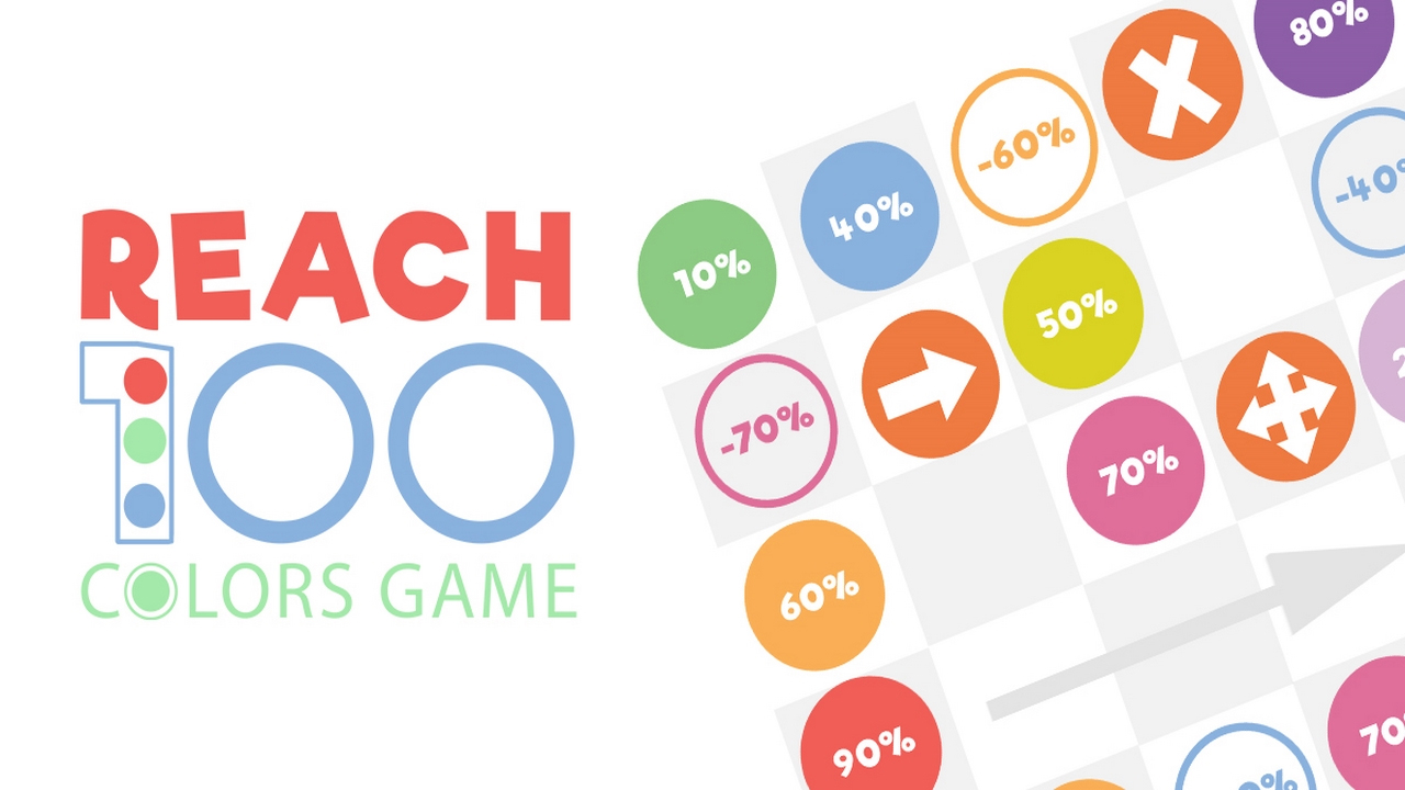 Reach 100: Colors Game 🕹️ Igraj besplatno na Play123