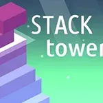 Koloritni blokovi koji grade tornjeve u video igri Stack Tower