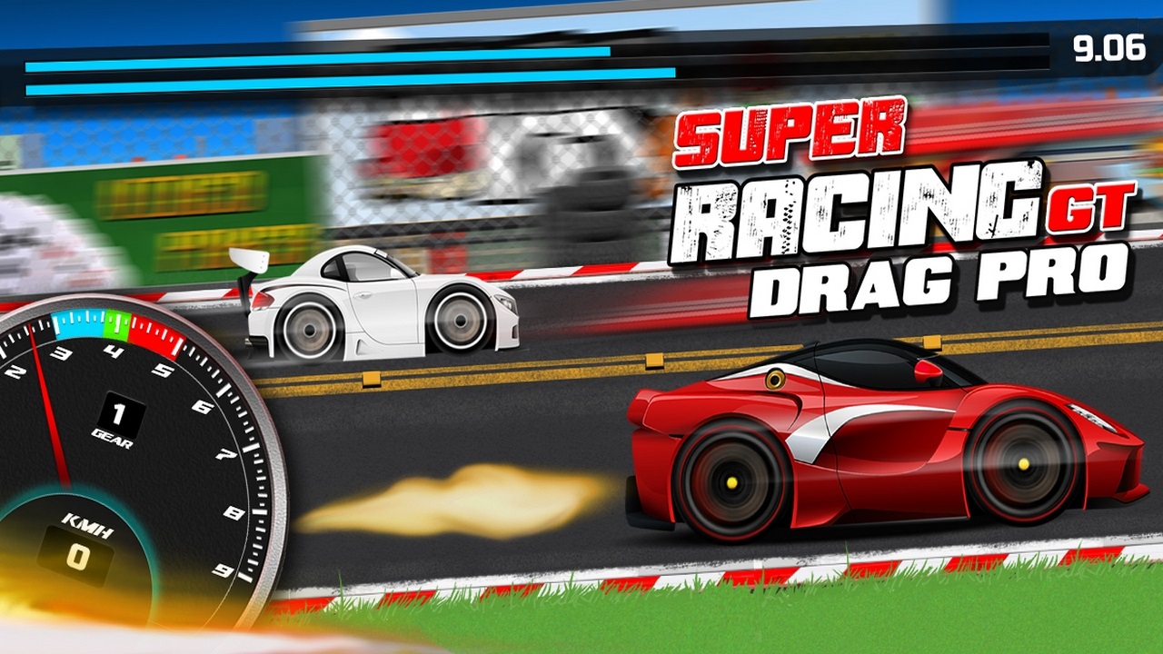 Super Racing GT: Drag Pro 🕹️ Igraj besplatno na Play123