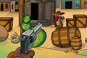 Kao jedini čovek zakona u pograničnom gradu, upucaj što više bandita!