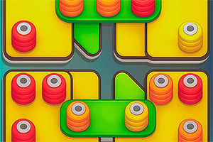 Thread Match je zabavna logička igra sa 100 izazovnih nivoa!