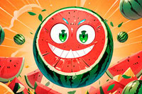 Kombinuj voće da stvoriš nove vrste i dostigni ultimativnu lubenicu u ovoj