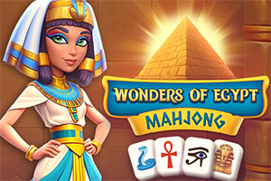 Wonders of Egypt Mahjong te prenosi u mistični svet drevnog Egipta u ovoj potpuno novoj igrici Solitaire Mahjong